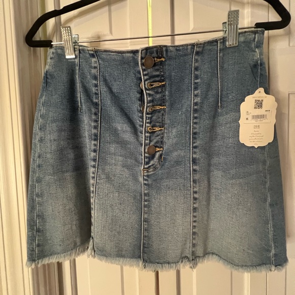 Altar'd State Blue Denim Skirt - Picture 6 of 7